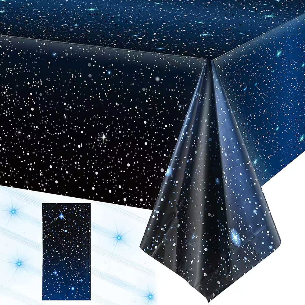 Table Cloth Disposable - Taplak Meja Tema Langit Berbintang Sekali