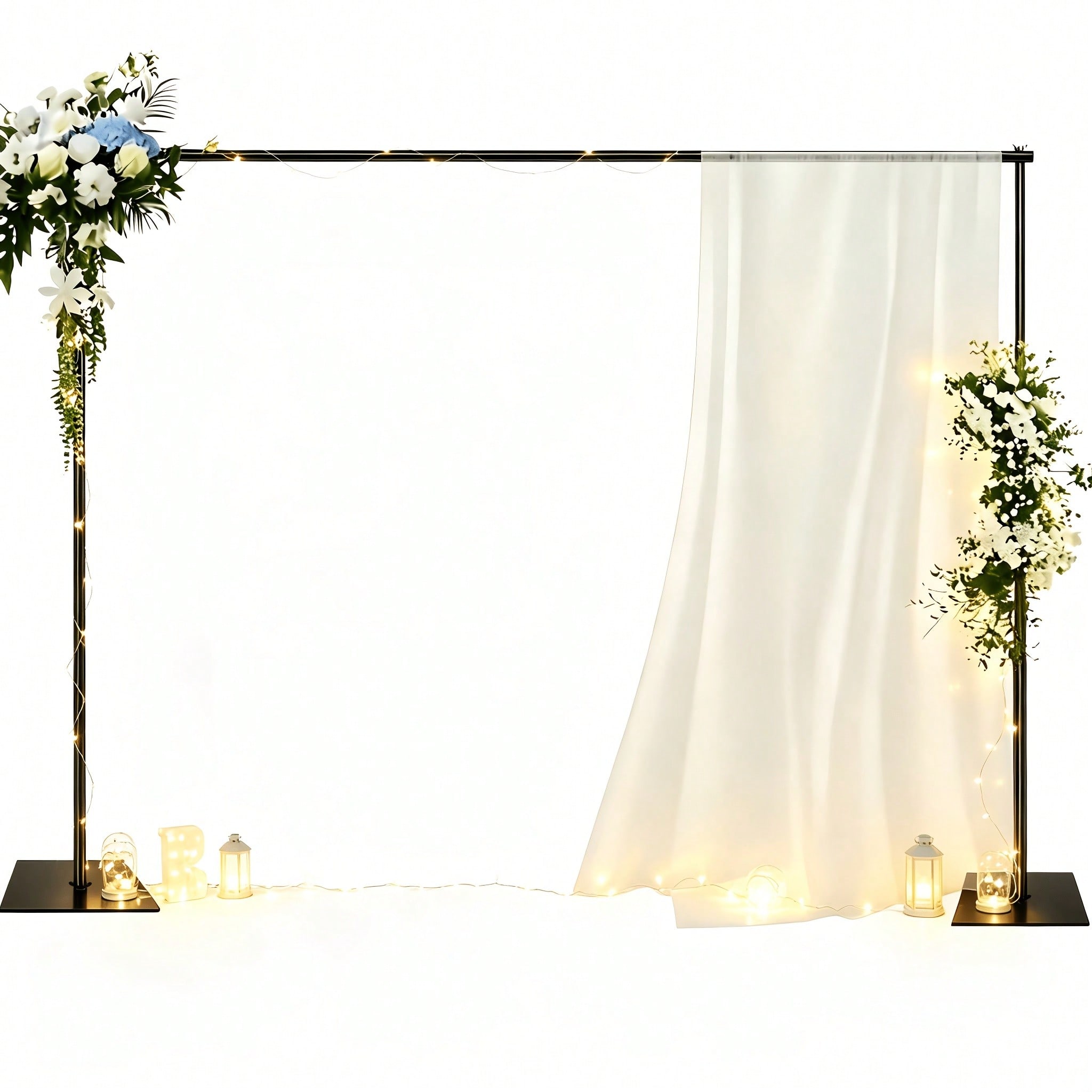 Photo Booth Frame - Kit Stand Backdrop Profesional Modern, Penyangga