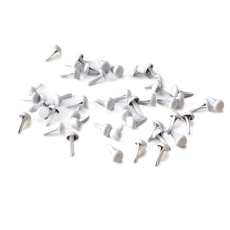 Papercraft Supply Invitation - 500 Pcs 4.5 Mm Logam Putih