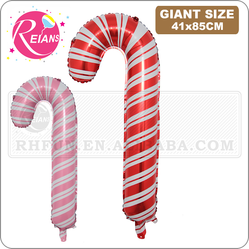 Party Event Supplier - Perlengkapan dekorasi Natal tongkat berjalan Santa