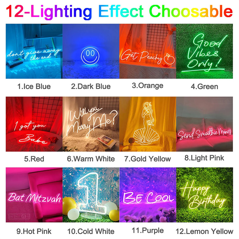 Lampu Neon LED Nama Kustom yan - Neon Sign Party ulasan dan harga