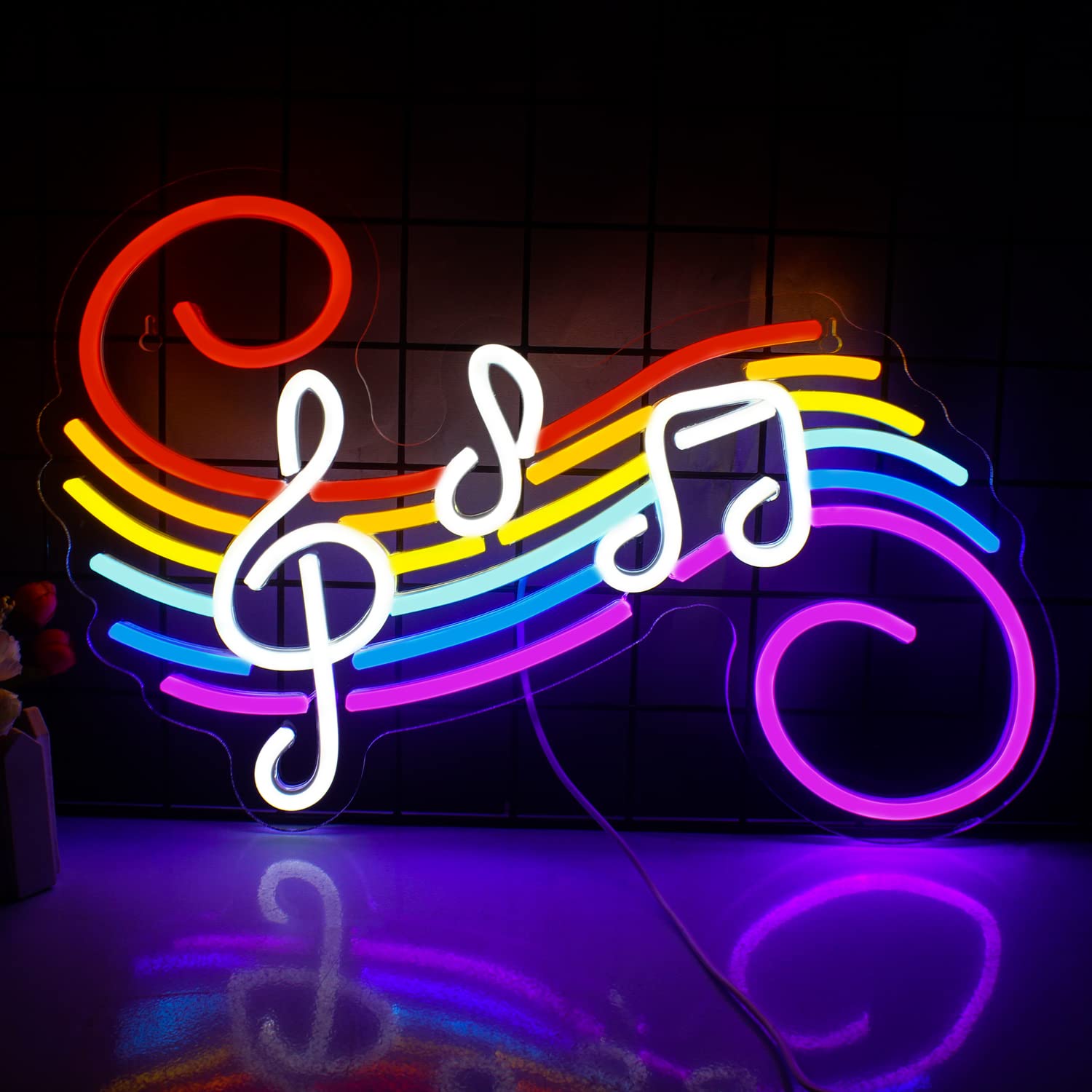Lampu Neon Tanda Not Musik, Da - Neon Sign Party ulasan dan harga