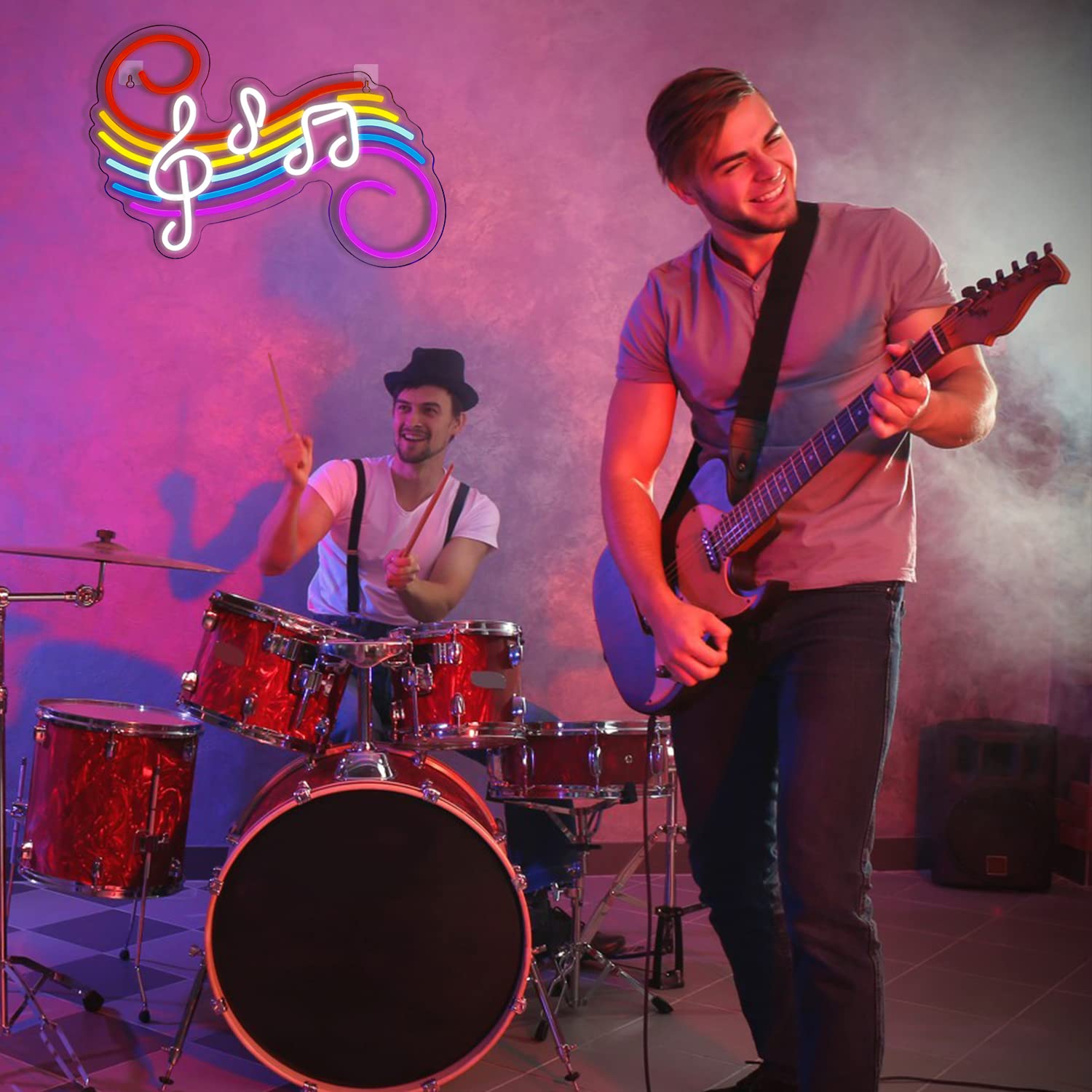 Lampu Neon Tanda Not Musik, Da - Neon Sign Party ulasan dan harga