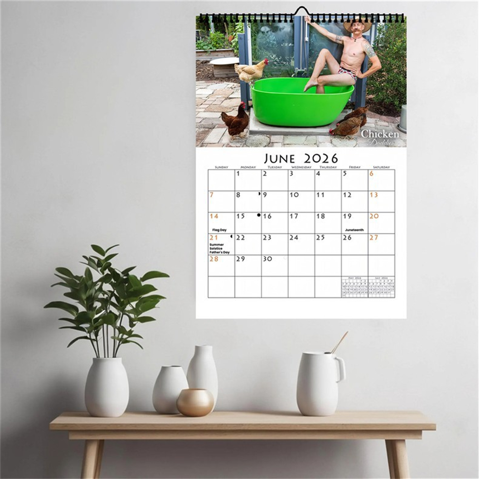 Kalender Dinding Ayah Ayam Luc - Event Support ulasan dan harga