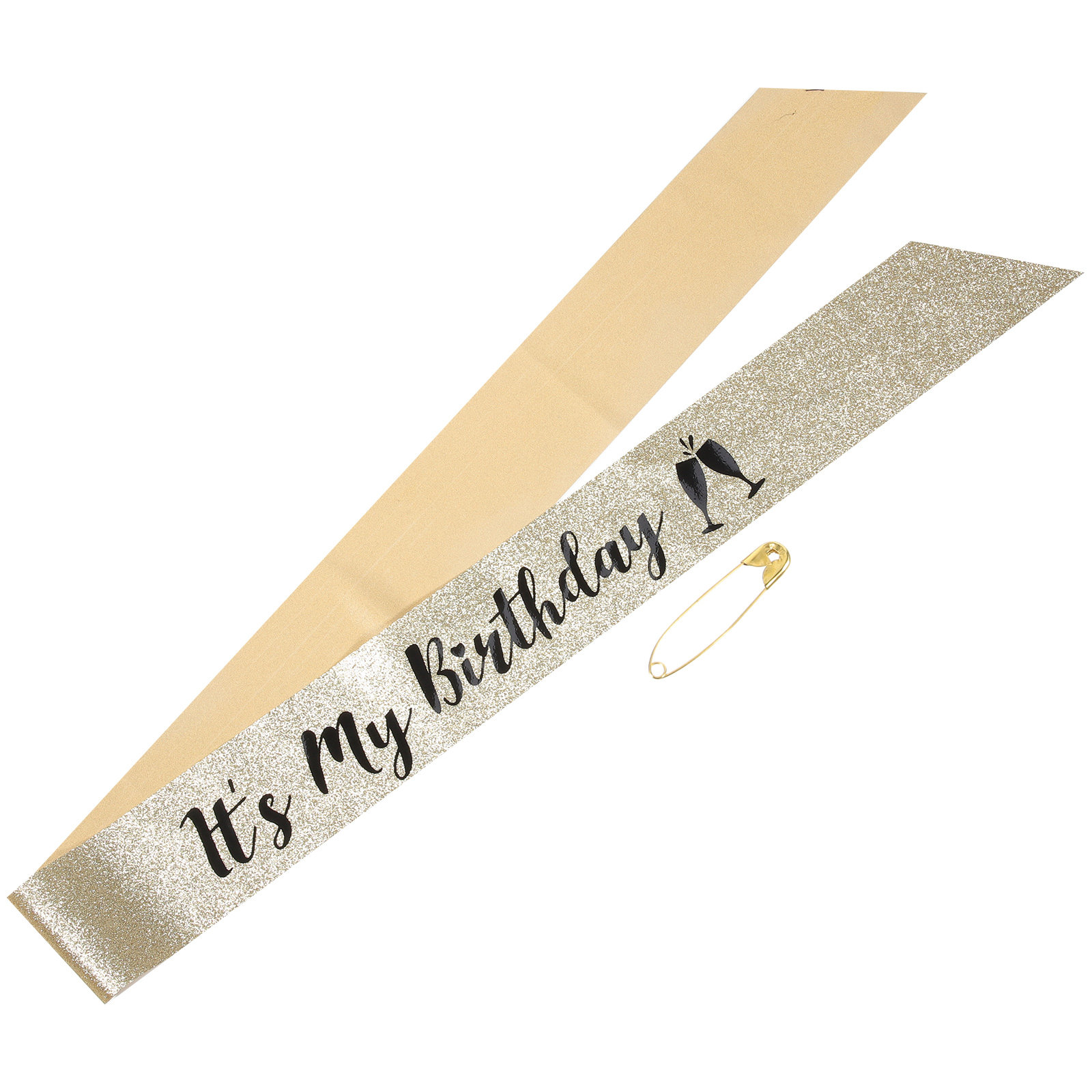 1Pcs Selempang Ulang Tahun Ber - Birthday Sash Glitter ulasan dan harga