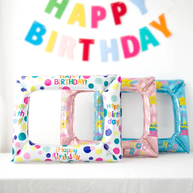 Balon Bingkai Foto Dekorasi Pe - Photo Booth Frame ulasan dan harga