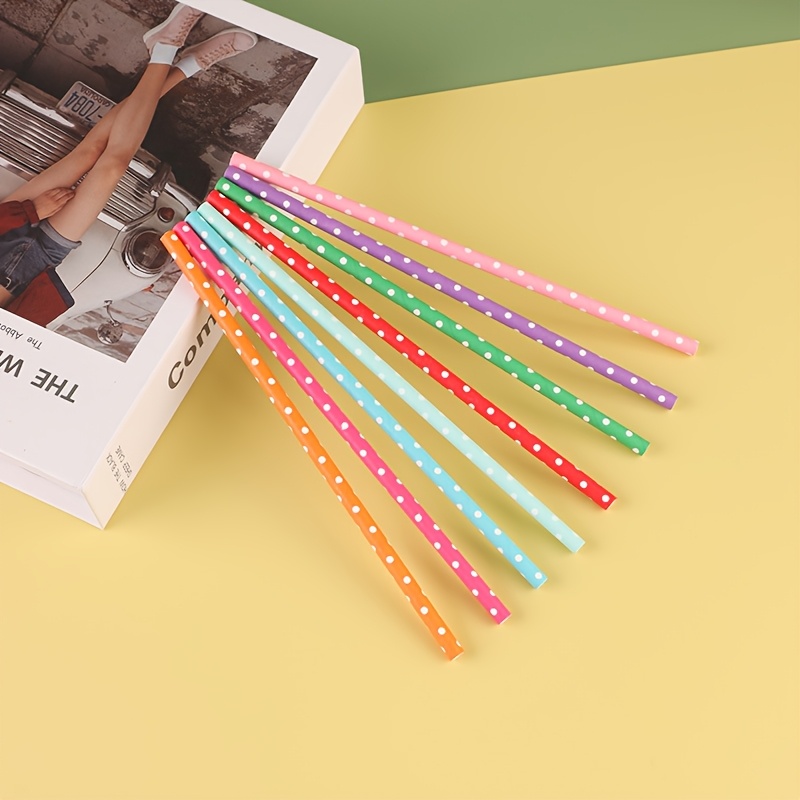 100 buah sedotan kertas sekali - Paper Straw Color ulasan dan harga