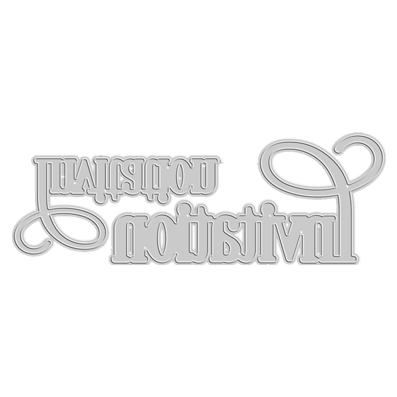 Undangan kata Metal Cutting Di - Papercraft Supply Invitation ulasan dan harga