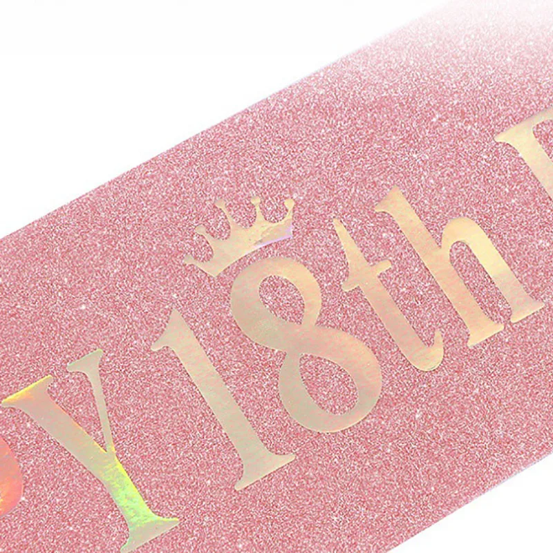 Selempang Glitter ulang tahun  - Birthday Sash Glitter ulasan dan harga