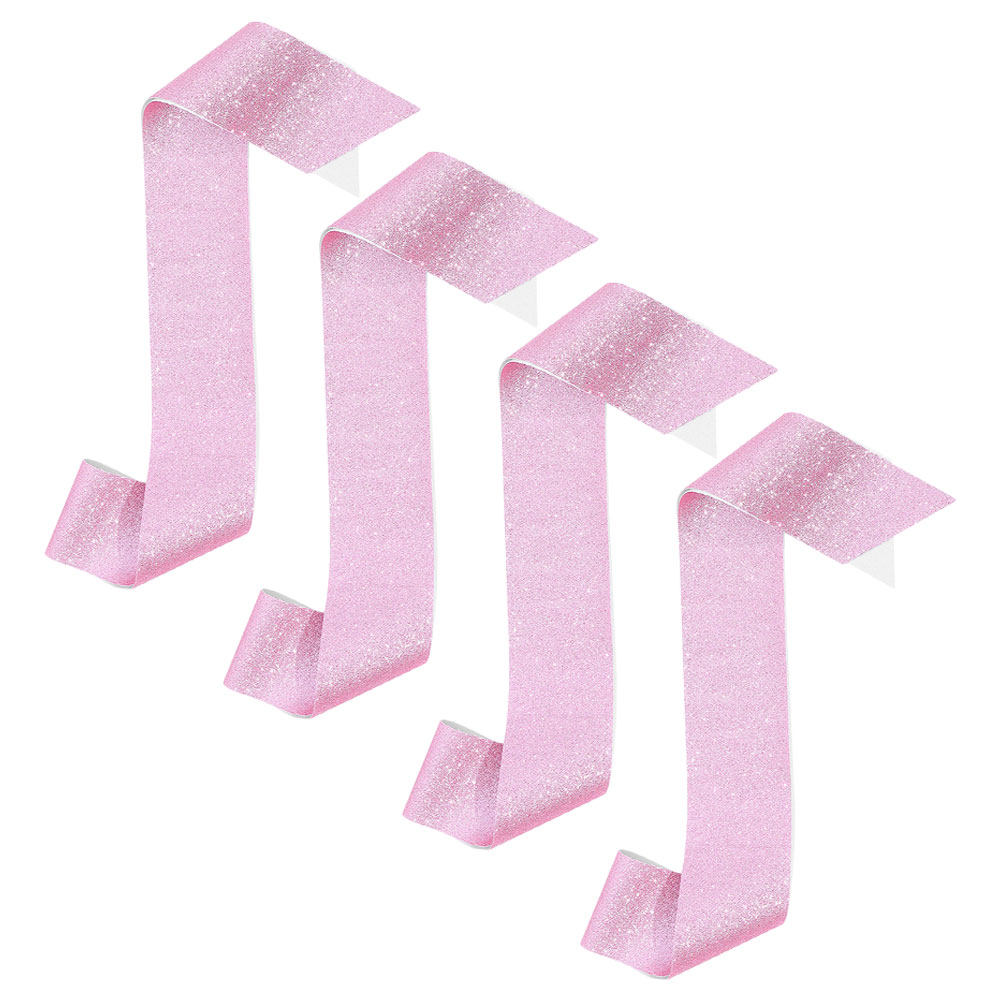 4Pcs Sash Glitter Kosong DIY u - Birthday Sash Glitter ulasan dan harga