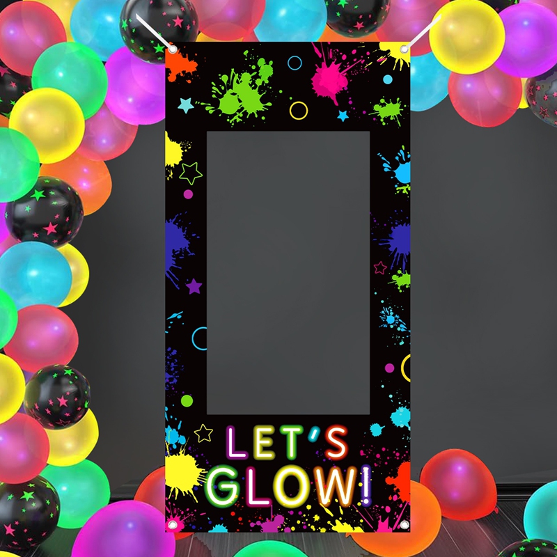 Bingkai Foto Neon Let's Glow,  - Let'S Party Event Supply ulasan dan harga
