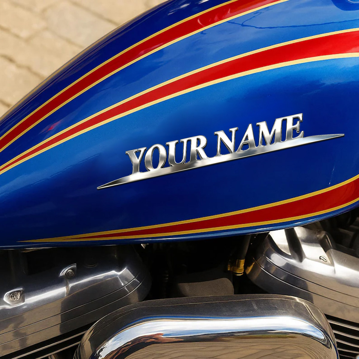 Stiker Nama Trendy Logam Kusto - Event Suppliers ulasan dan harga