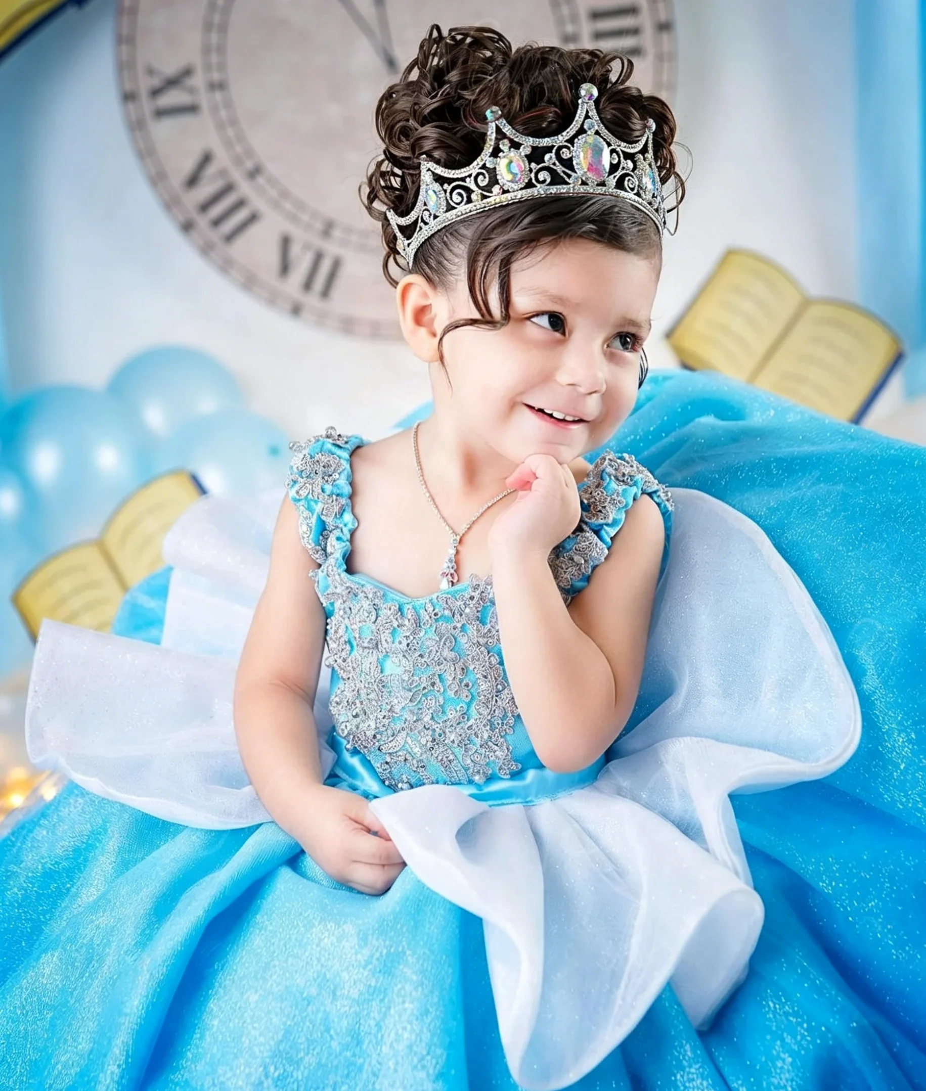 Gaun Pesta Mewah Khusus untuk  - Birthday Sash Glitter ulasan dan harga