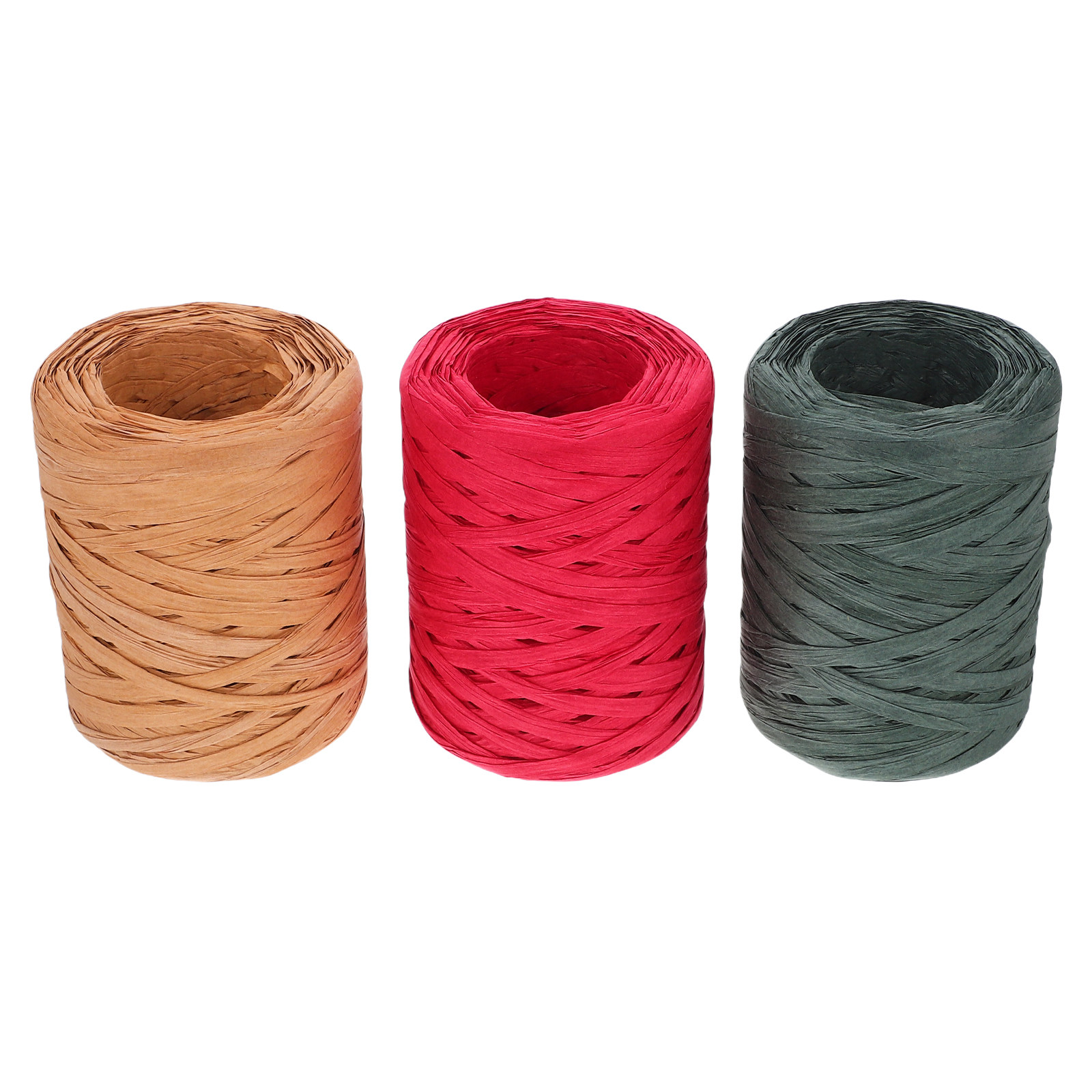 3 Gulungan Pita Rafia Rustic u - Papercraft Supply Ribbon ulasan dan harga