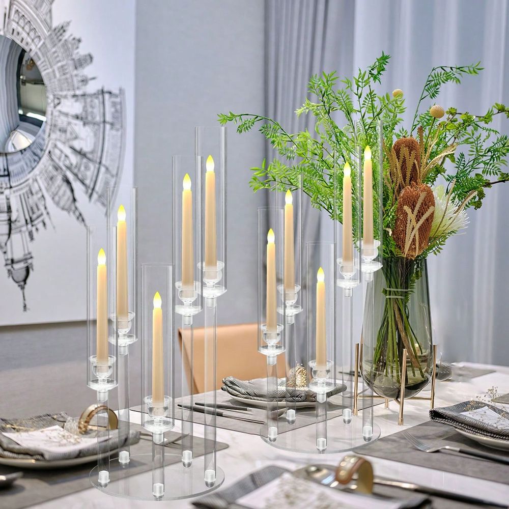 Lampu Lilin Akrilik 5 Lengan u - Centerpiece Stick ulasan dan harga