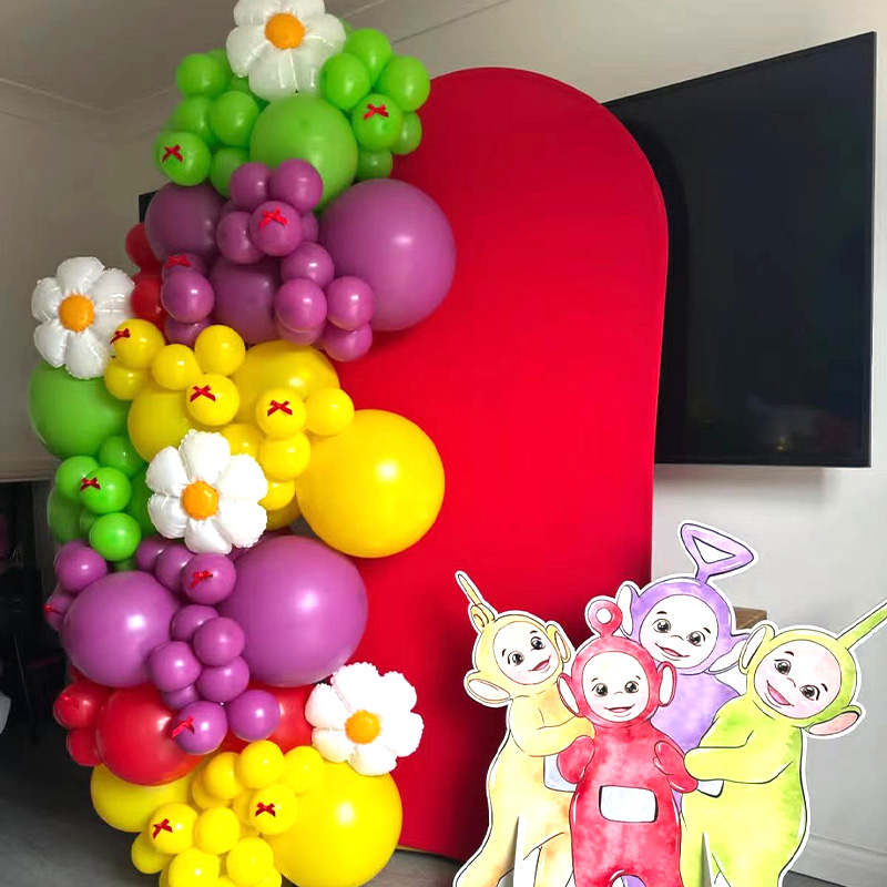 Rangkaian Balon Tema Teletubbi - Balloon Arch Kit ulasan dan harga