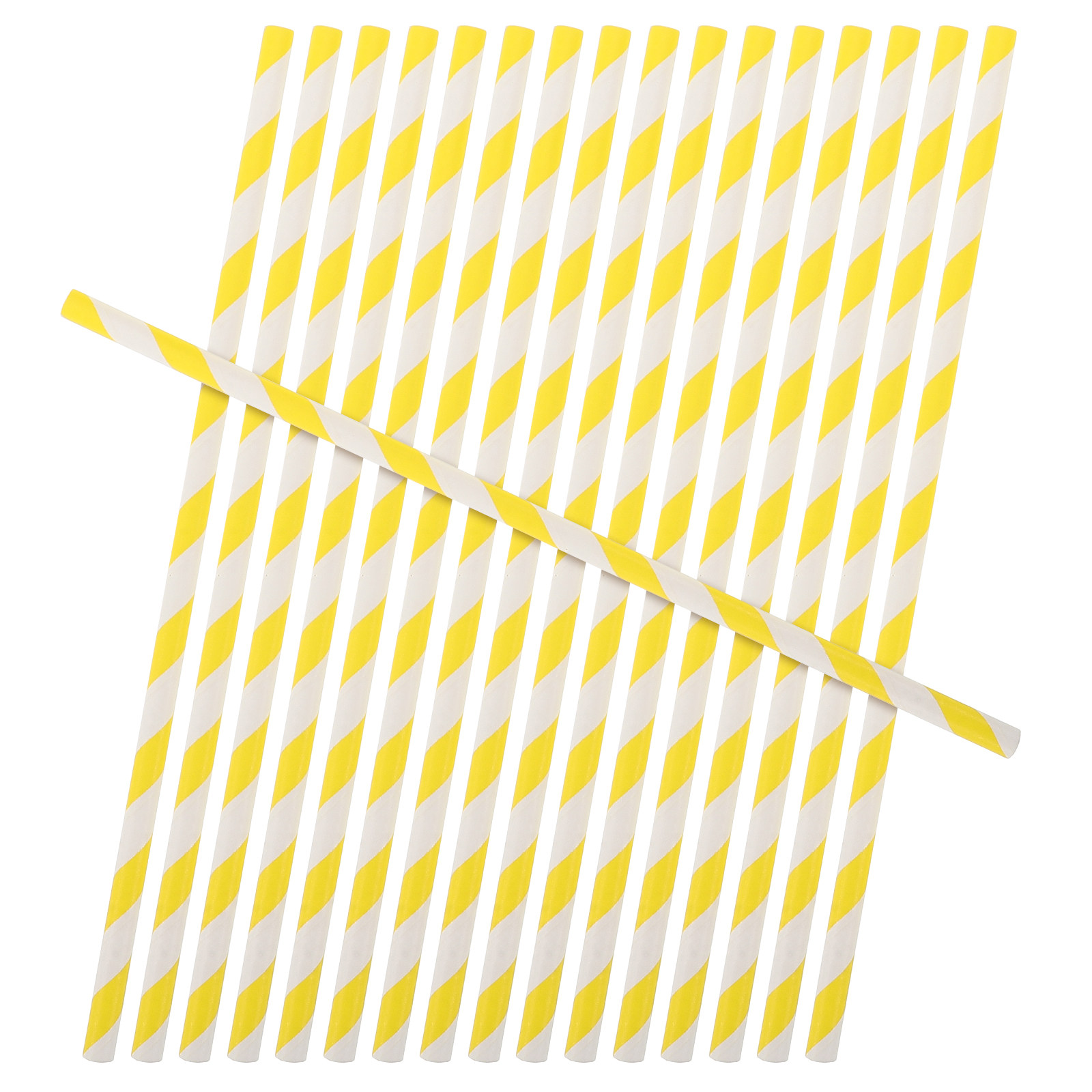 100Pcs Sedotan Kertas Dekorati - Paper Straw Color ulasan dan harga