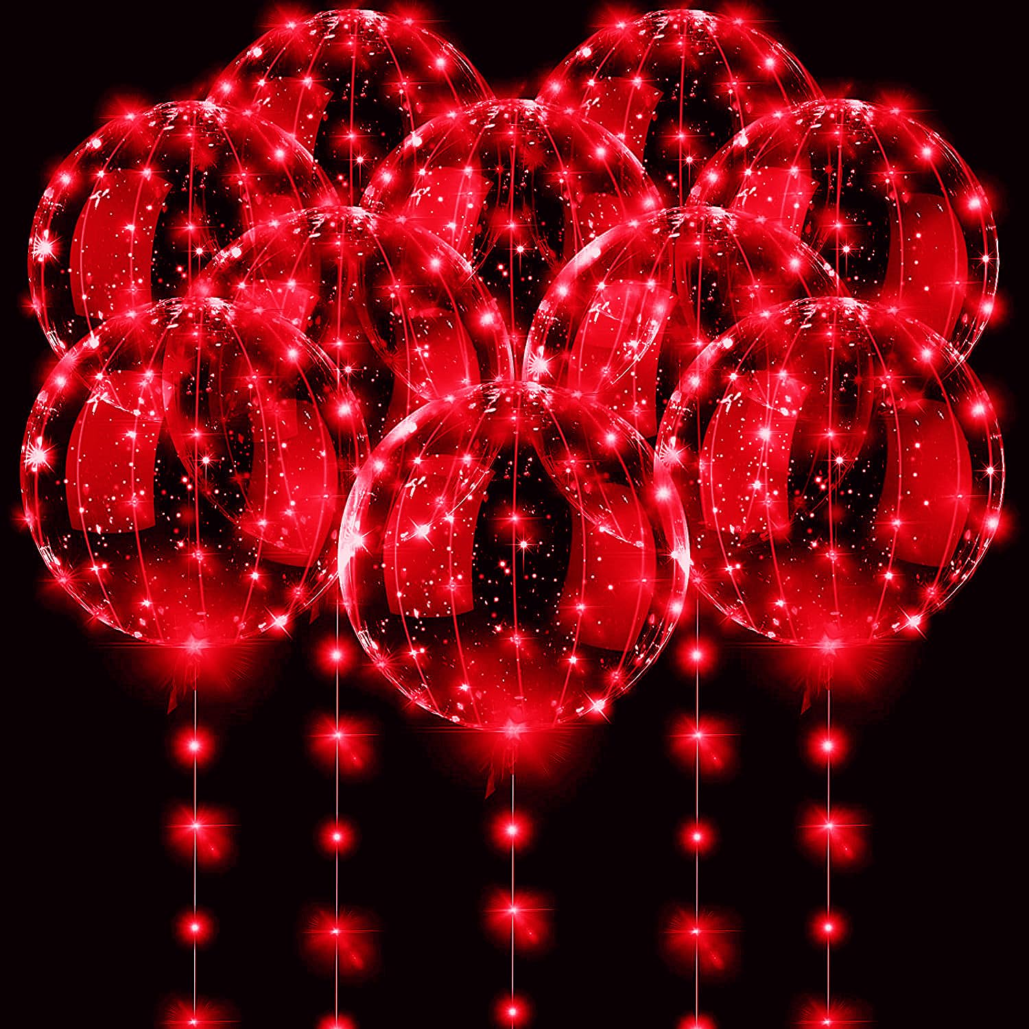 3 Set Balon Bobo Transparan LE - Led Balloon Light ulasan dan harga