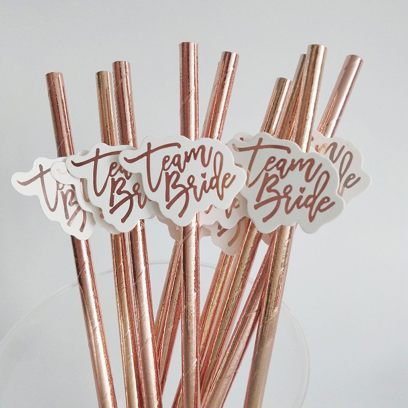 10 buah Tim pengantin jerami e - Paper Straw Color ulasan dan harga