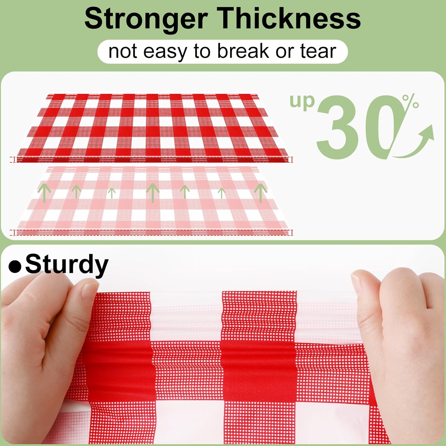 Taplak Meja Kotak-kotak Merah  - Table Cloth Disposable ulasan dan harga