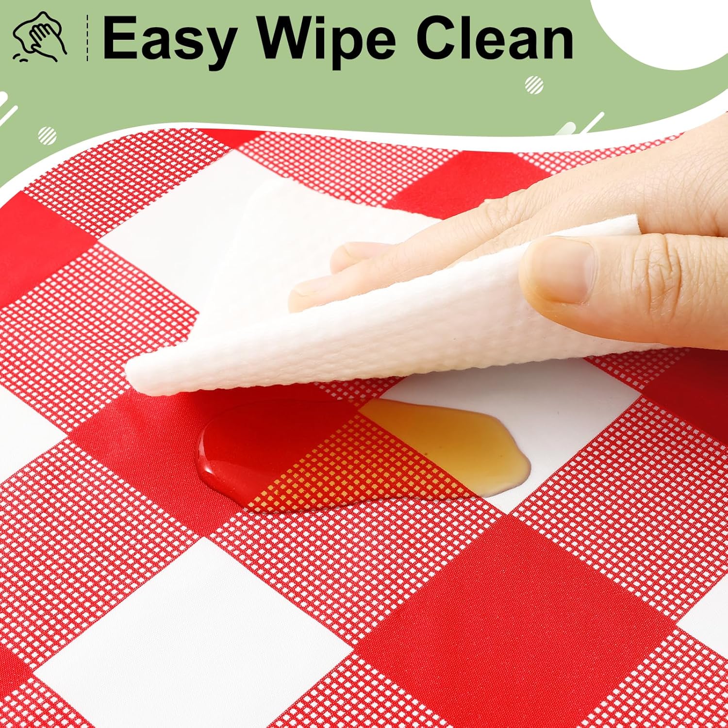 Taplak Meja Kotak-kotak Merah  - Table Cloth Disposable ulasan dan harga