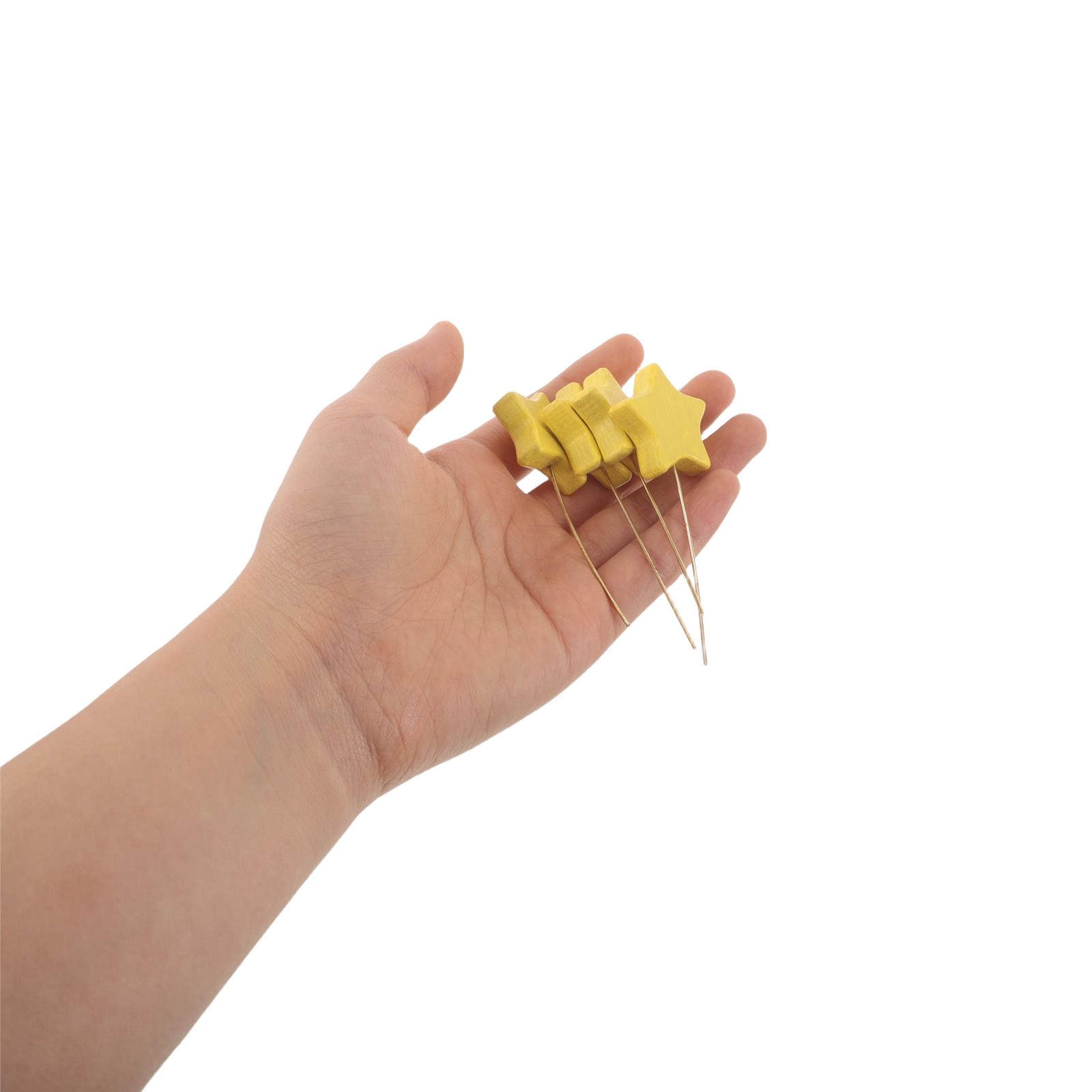 6 Buah Tongkat Bintang Kayu Mi - Centerpiece Stick ulasan dan harga