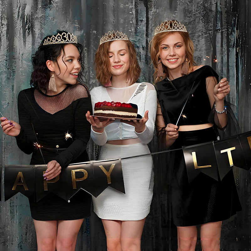 Dekorasi Ulang Tahun ke-30-50  - Birthday Sash Glitter ulasan dan harga