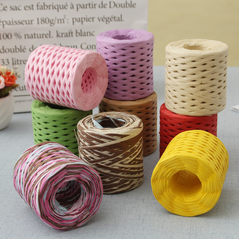200m benang rafia tali pita al - Papercraft Supply Ribbon ulasan dan harga