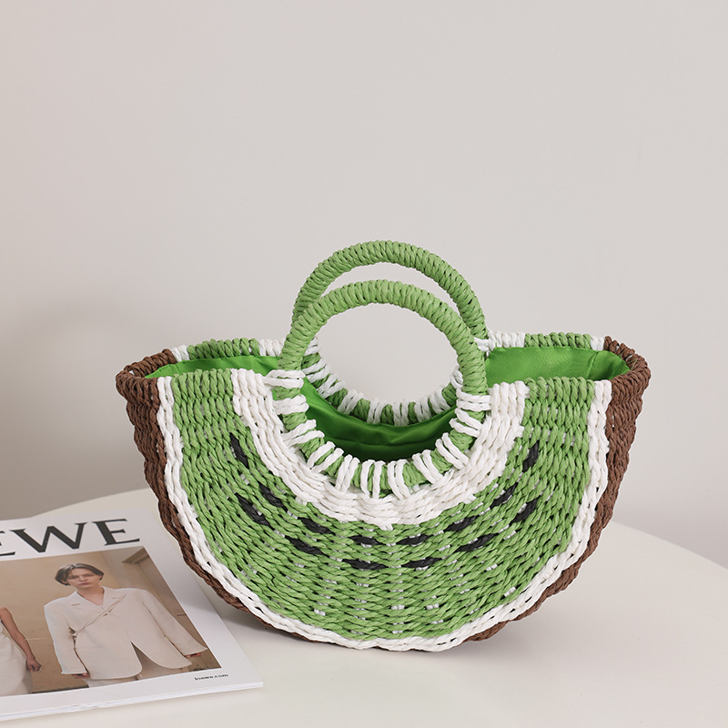 Tas Jerami Semangka Lucu Warna - Paper Straw Color ulasan dan harga