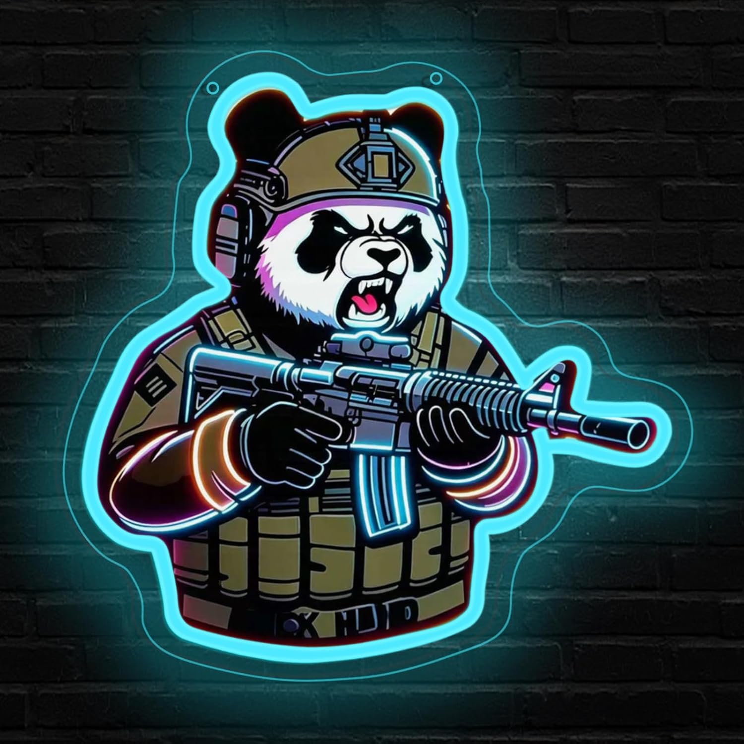 Lampu Neon Panda Taktis Berten - Neon Sign Party ulasan dan harga